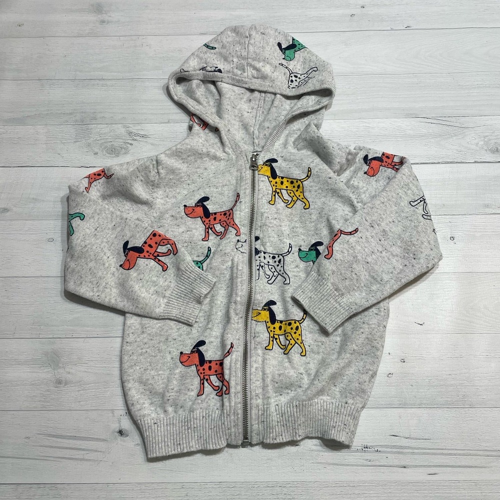 Seed kids dog zip up‎ sweater size 6